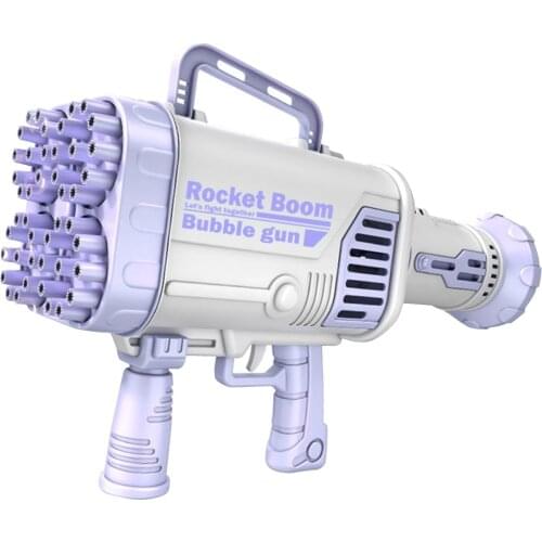 44-Hole Bubble Machine Rocket Launcher Shape Bubble Maker Electric Soap Bubble Gun Toys For Boy Girls Outdoor Toy игрушки 200ml