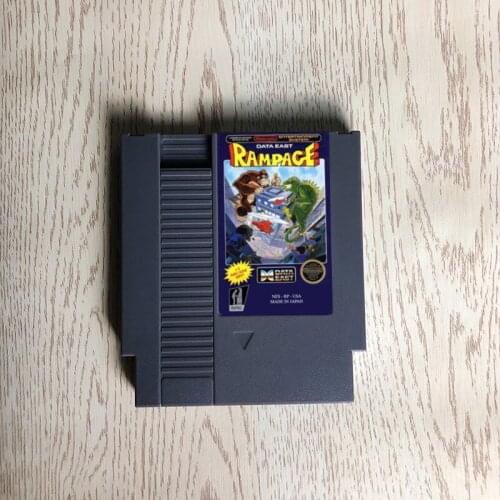 Rampage - 72 pins 8bit game cartridge