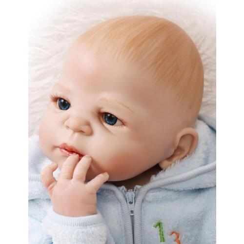 57CM reborn babies full silicone body lifelike newborn boy bear head bonecas brinquedos toys for children girls gift