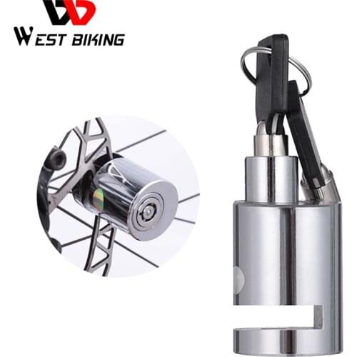 Stainless Steel Bicycle Lock High Hardness Mini Anti-Theft Bike Brake Disc Safety Lock Waterproof Cycling Disc Security Padlock