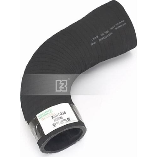 For Sumitomo SH350A5 air filter intake pipe turbocharger rubber air hose L0002F/KSH1036 excavator parts