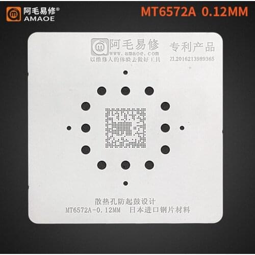 High quality BGA stencil for Qualcomm MTK CPU MT6580A MT6572A MT6589 MT6582V MT6592V