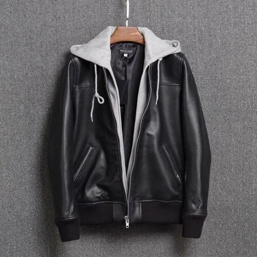 Womens Sheepskin Coat Spring Autumn Genuine Leather Jacket Women Bomber Real Leather Coats Jaqueta Couro Feminina 2020 KJ6155