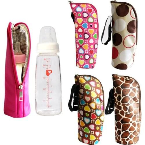 1PC Thermal Portable Baby Feeding Milk Bottle Milk Warmer Insulation Bag Baby Bottles Warmer Mummy Tote Stroller Hang Bags