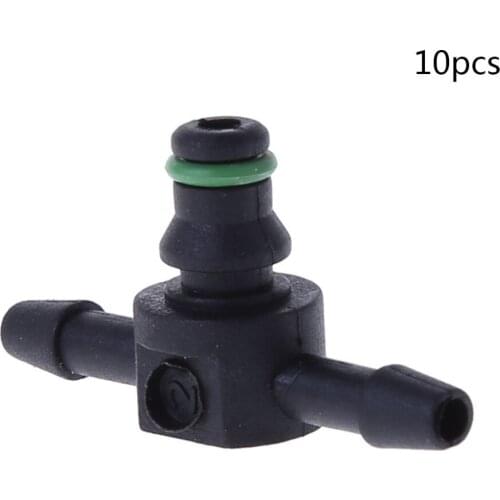 10 Pcs T Type Connector Pipe Hose Joiner Tube Fuel For Bosch 110 Series Injector-/ Jones-03
