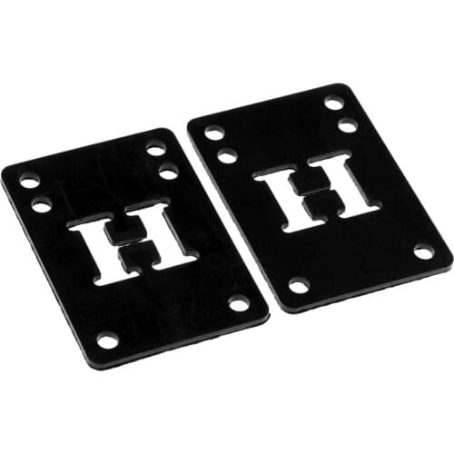 2 Pcs Rubber Skateboard Longboard Riser Shock Pads 3mm 72 x 52 x 3mm