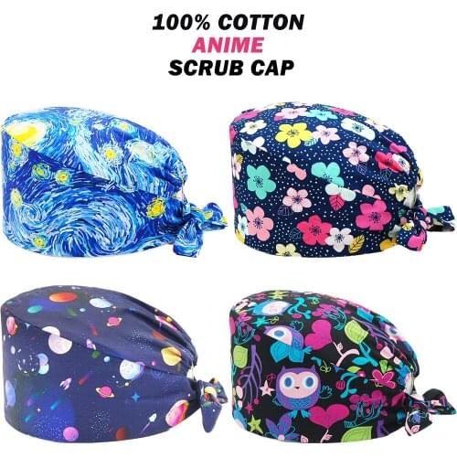 2020 unisex cotton cap salon dentist cap gorros quirurgicos cap pet veterinary beauty pharmacy lab work cap scrubs caps