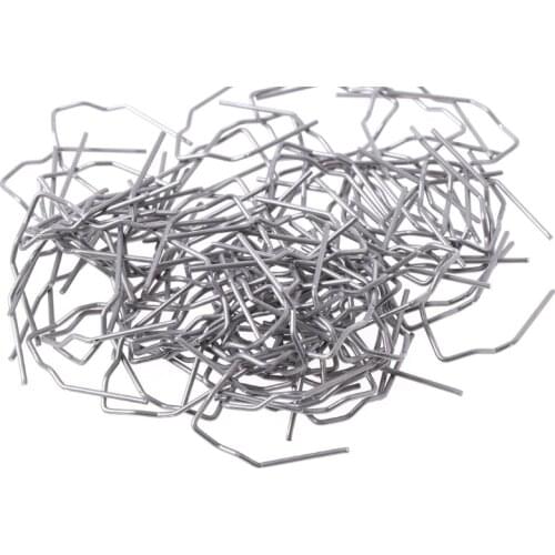 400Pcs Pre-cut Staples Hot Staples For Plastic Stapler Repair Kit Welder 4 Sizes