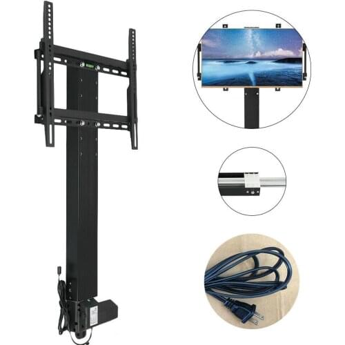 800mm Height Adjustable Automatic Plasma/LCD Motorised TV Lift with Mount Bracket & Remote Controller for 32"-65" TVs