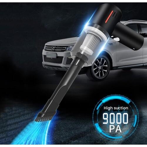 Wireless Car Vacuum Cleaner USB Rechargeable 5500Pa 120W Portable LED Lighting Strong Car Vacuum Cleaner Car/Home Dual-Use