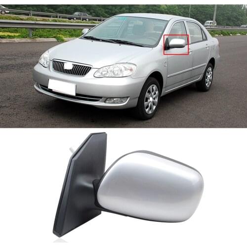 CAPQX 3/5 wire For Toyota Corolla 2003 2004 2005 2006 Outside Rearview Mirror Rear View Mirror Assembly