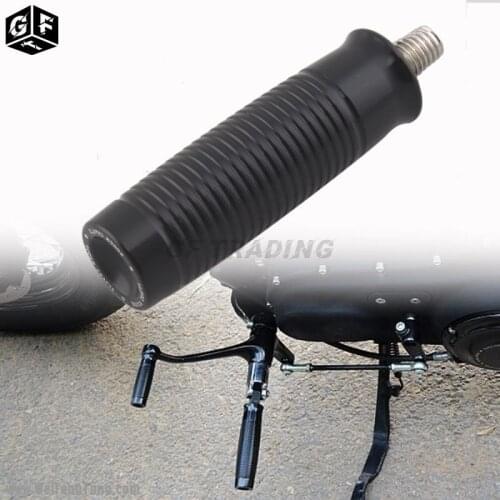Black Aluminum Rough Crafts Black Shifter Peg For Harley Sportster XL1200 XL833 Iron Custom