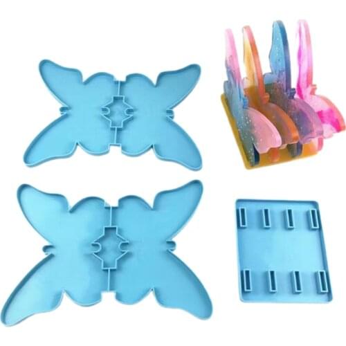 Book File Storage Box Epoxy Resin Mold Documents Papers Organizer Holder Rack Casting Silicone Mould DIY Crafts Tool