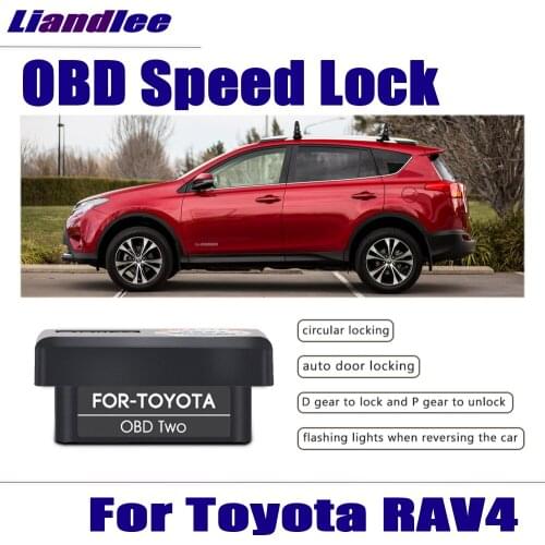Liandlee OBD Speed Lock Window Closer For Toyota RAV4 2009-2013/2014/2015 Which is Plug and Play Auto Intelligent Safety