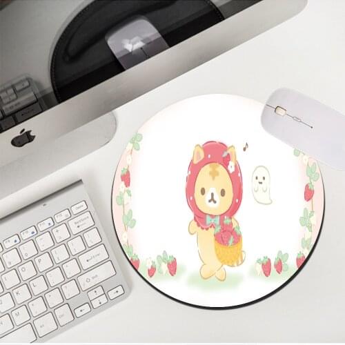 MRGLZY Drop Shipping Kawaii Kitty Small Mouse Pad Genshin Impact Girly MousePads Desk Mat Non-slip Rubber PC Gaming Accessories