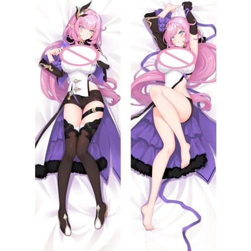 Honkai Impact 3 Elysia Pillow Cover Dakimakura Pink Beauty Case Bedroom Bedding Pillow Case Hugging Body Pillowcase