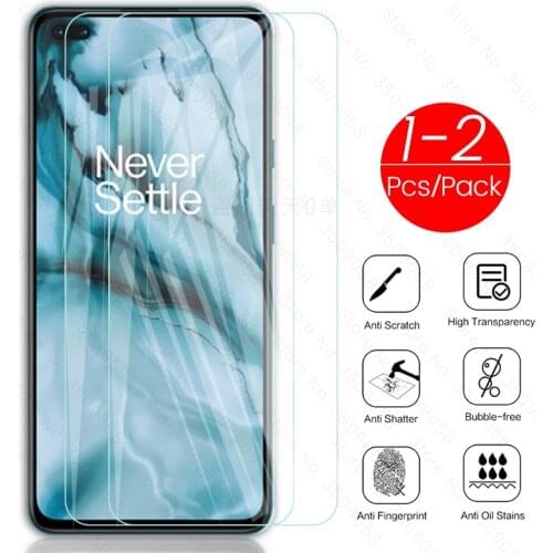 2-1Pcs original display glass protection glasses for oneplus nord 2020 5g 6.44'' screen protectors on one plus nord 1+nord glas