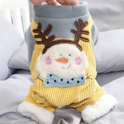 Autumn and winter thick pet coat Teddy Bichon Pomeranian Schnauzer Yorkshire Poodle puppy clothes a suit