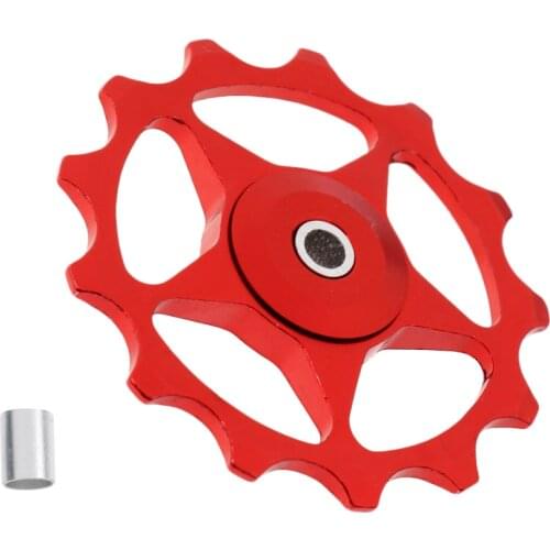 13T Aluminum Alloy MTB Bearing Jockey Wheel Pulley Road Bike Bicycle Cycling Rear Derailleur Roller Idler Guide Roller