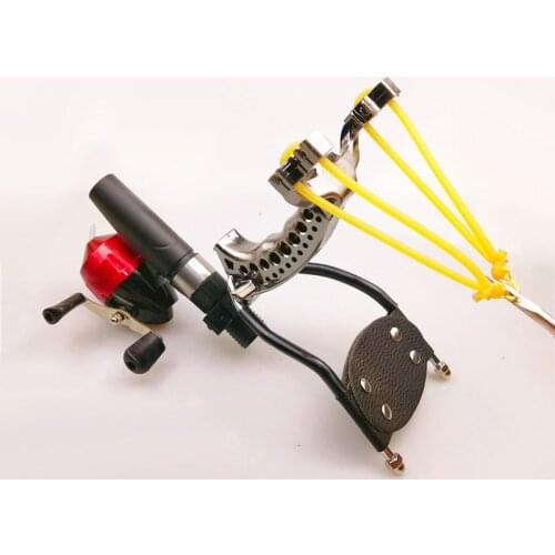 Big Power New Slingshot Outdoor Hunting Using a Foldable Slingshot With a Wrist Rest With Rubber Band Sling Shot Catapult