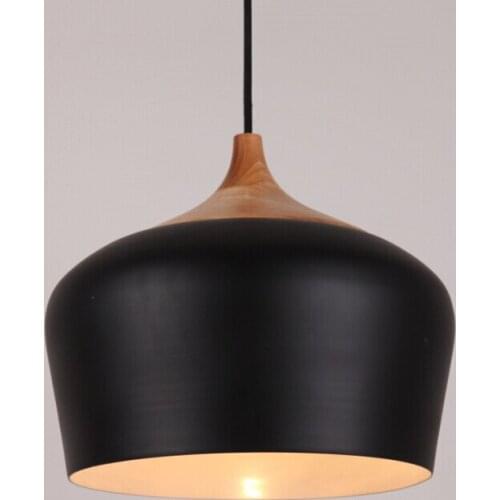 Modern brief black Pendant lights indoor/outdoor painted aluminum art lamp E27 led lamp for aisle&corridor&porch&stairs BT298