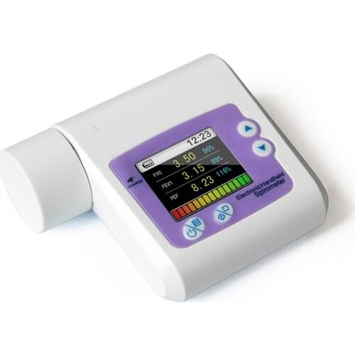 Spirometer SP10 CONTEC Digital Lung Volume device FVC PEF FEV1 FEF25 USB Software Home Hospital Well Packed Safe to Door
