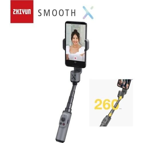 ZHIYUN Official SMOOTH X Phone Gimbals Selfie Stick Handheld Stabilizer Palo Smartphones for iPhone Huawei Xiaomi Redmi Samsung