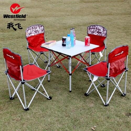Outdoor Folding Table Camping Family Stall Picnic Ultra Light Square Table