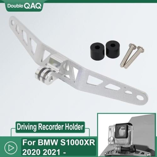 S 1000 XR Motorcycle Accessories Driving Recorder Camera Silver Bracket For BMW S1000XR 2020 2021