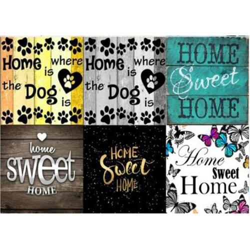 Diamond Embroidery Diy DIY Diamond Painting home Sweet Home Diamond Mosaic Full Rhinestone Cross Stitch Animals Decoration
