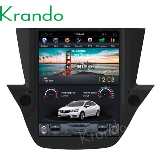 Krando Android 9.0 4G RAM 10.4" Tesla Vertical Screen Car Multimedia Audio for Buick Verano 2015+ Navigation WIFI Radio GPS