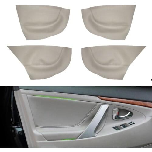 For Toyota Camry 2006 2007 2008 2009 2010 2011 Car Door Handle Panel / Center Armrest Microfiber Leather Cover