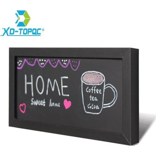XINDI New Small Magnetic Wooden Blackboard For Notes MDF Frame 15*30cm Home Decorative Memo Chalk Board Free Shipping