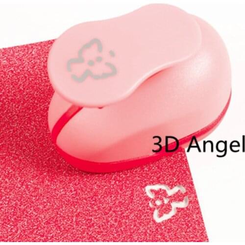 3D Angel shaped 5/8" paper EVA foam hole punches greeting card handmade wing design craft punch cortador de papel de scrapbook