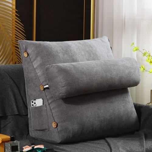 Recliner TV Reading Lumbar Cushion Home Decoration Sofa Cushion Backrest Bed Office Chair Pillow Support Lumbar Cushion
