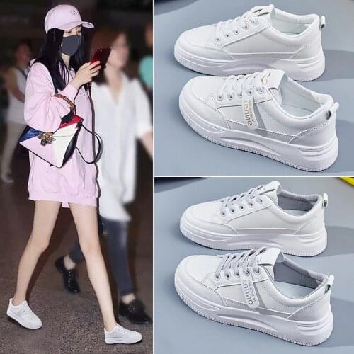 Women Casual Shoes Running Sneakers Fashion Summer Breathable Mesh Skateboard Shoes Sports Flat Footwear Girls Small White Shoes