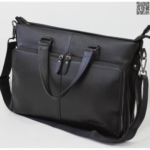 Mens bag, posess store, xx20-61, genuine leather A4