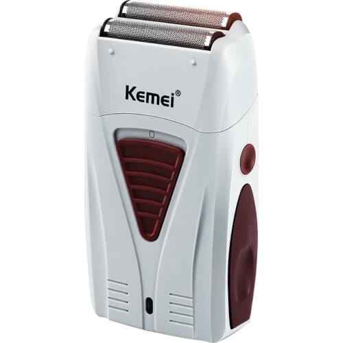 New Electric Shaver Portable Rechargeable Electric Beard Trimmer Shaving Machine For Men Beard Razor Wet-Dry Dual Use Washable