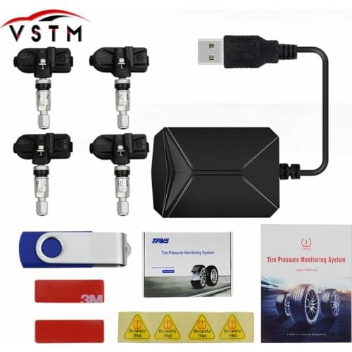 NEW USB Android TPMS tire pressure monitor/Android navigation tire pressure monitoring alarm system/wireless transmission