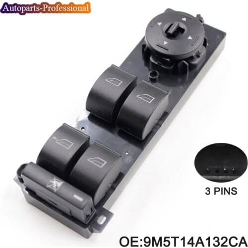 New Electric Power Window Master Control Switch For Ford Focus 9M5T14A132CA Driver Side Front Window Control Switch