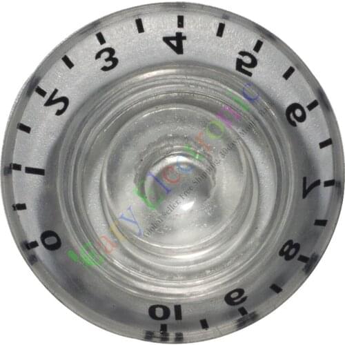 Wholesale and retail 50pc 26mm Pedal Top skirted White knob Guitar tube Amp Volume Tone audio parts free shipping