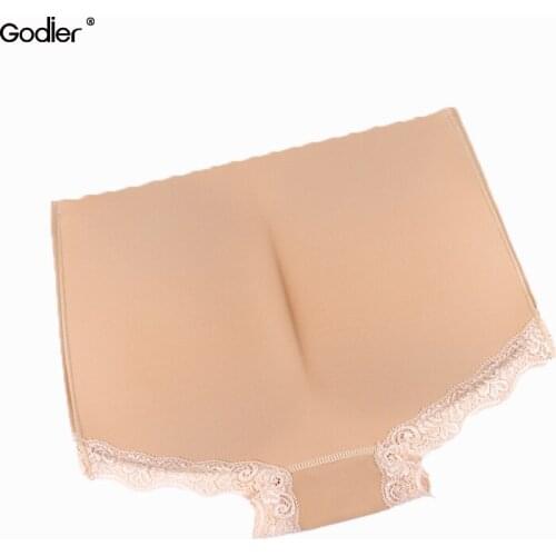 Godier Push Up Panties Buttock Fake Butt Pants Seamless Padded Hips Pads Carry Buttock False Ass False Hip Butt Underwear Panty
