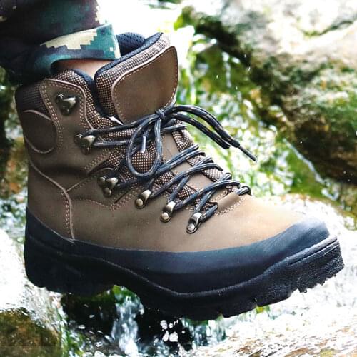 Military Outdoor Hiking Shoes Mountain Tactical Combat For Walking Men Breathable Military Boots for Men size 39-46