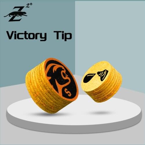 PREDATOR Victory 3142 Z2 Professional Billiard Tip 2Pcs/Box 14mm H/M/S Pool Cue Stick Tip 8 Layers Cue Tips Billiard Accessories