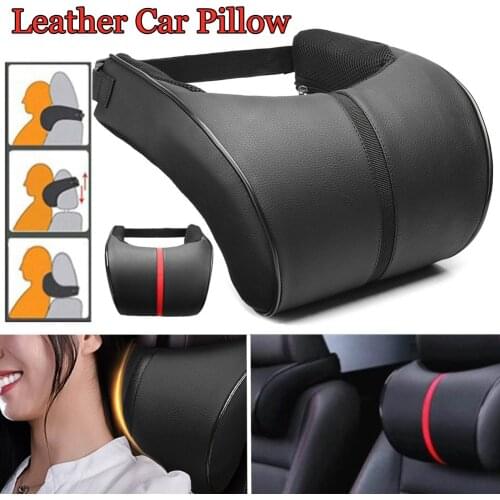 Car Neck Pillow Adjustable Memory Cotton Car Headrest Neck Rest Protection Seat Cushion Pillow Cushions Travel
