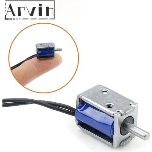 Ultra-small DC 5V1A Electric Control Lock Mini Electronic Lock Electric Bolt Lock Mini Electromagnet Coil