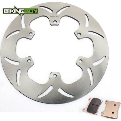 BIKINGBOY Rear Brake Disc Disk Rotor Pads FJ 1200 86-95 V-Max VMX 1200 91-07 XVS 1100 Drag Star 99-04 00 01 02 FJ1200 ABS 91-95
