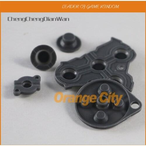 ChengChengDianWan Replacement For Nintendo GameCube NGC Controller Conductive Silicone Button Pad 10sets/lot