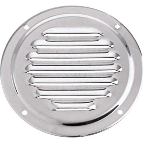 1Pcs 102mm/126mm Stainless Steel Marine Boat Vent Round Louvered Vent Caravan Vent Suit for Marine Boat Yacht Accessories