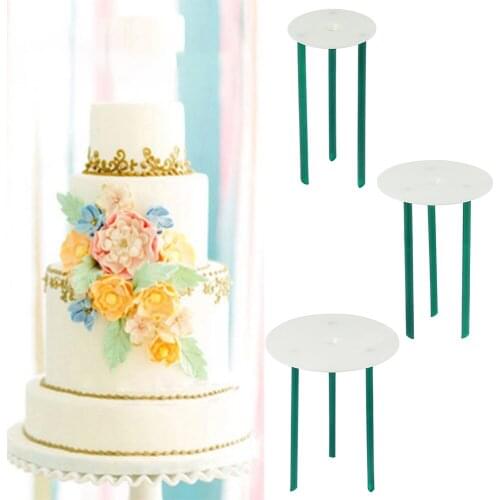 1PC Multi-layer Plastic Spacer Cake Stands Piling Bracket Dessert Decor Cake Support Frame Baking Bakeware Tool Kitchen Suppy